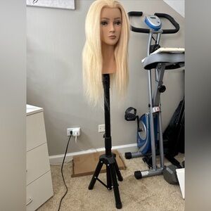 mannequin head human hair